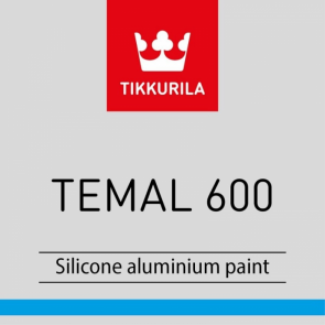 TEMAL 600 ALUMINIUM PAINT 9 L Silikonová barva na bázi pryskyřice s obsahem hliníku do + 650°C