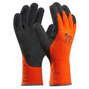 GEBOL 709281 pracovní rukavice oranžové vel.8 Winter Grip 