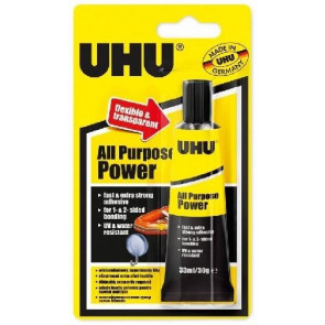 UHU All Purpose Power 33 ml Univerzální čiré lepidlo s vysokou pevnost