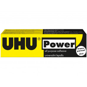 UHU power transparent / 42g tuba v krabičce, velmi silné universální polyuretanové lepidlo 
