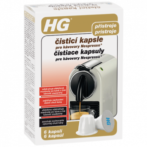 HG čisticí kapsle pro kávovary Nespresso® 6 ks