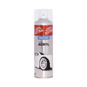 Spraypaint AutoACRYL Black Matt 500 ml univerzální spreje v kvalitě autolaků