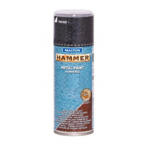 Spraypaint Hammer hammered Gold 400ml nátěr na rezavé i nové kovové povrchy ve spreji
