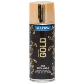 Maston BARVE VE SPREJI - ZLATO Spraypaint Decoeffect Gold  vysoce lesklá dekorační barva  400ml
