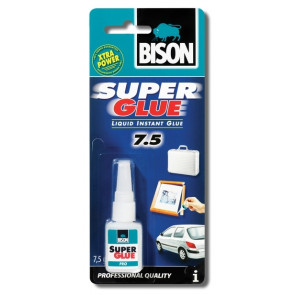 Bison Super Glue profi 7,5g lahvička - Profesionální sekundové lepidlo