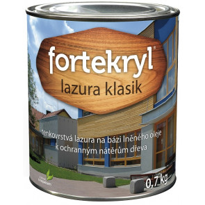FORTEKRYL lazura KLASIK 0,7 kg dub
