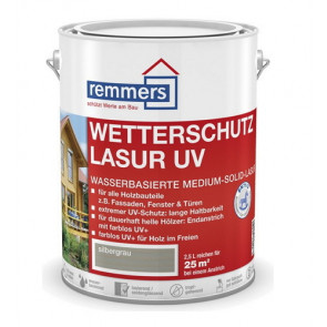 Aidol Weterschutz-Lasur UV 2,5 L  pro renovaci nátěrů oken a dveří,hedvábně lesklý